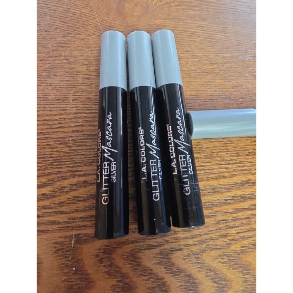 3X‎ L.A. Colors Beautifully Bewitched Glittery Sparkling Silver Mascara C41873